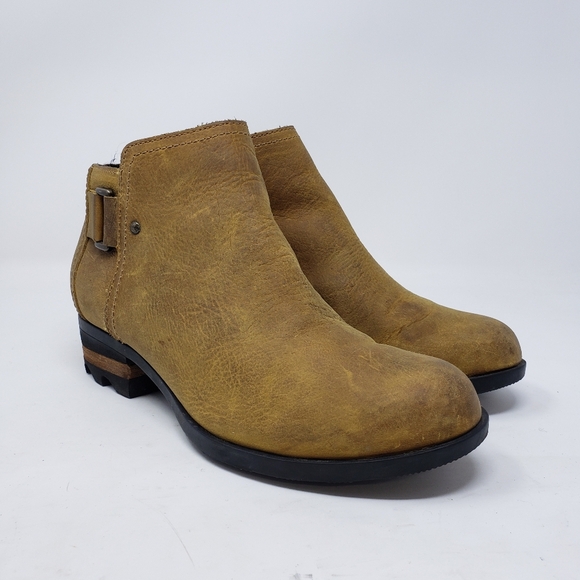 Sorel Lolla Ankle Boot Chestnut brown size 7.5 - Picture 2 of 9
